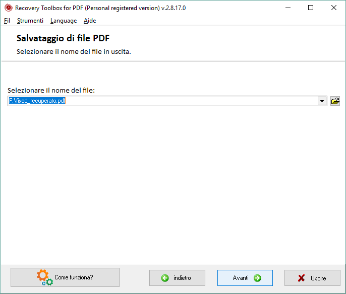 riparazione di adobe acrobat