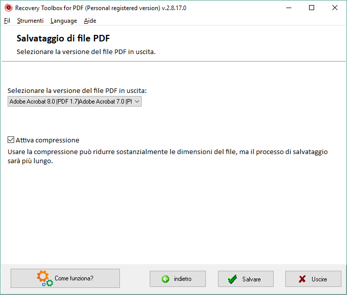 riparazione pdf